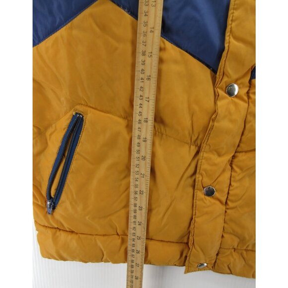 VINTAGE Camel Vest Large Goose Down Puffer Quilted 70s 80s Gorpcore * - Picture 6 of 14